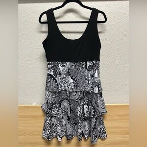 Sandra Darren Charcoal Dress